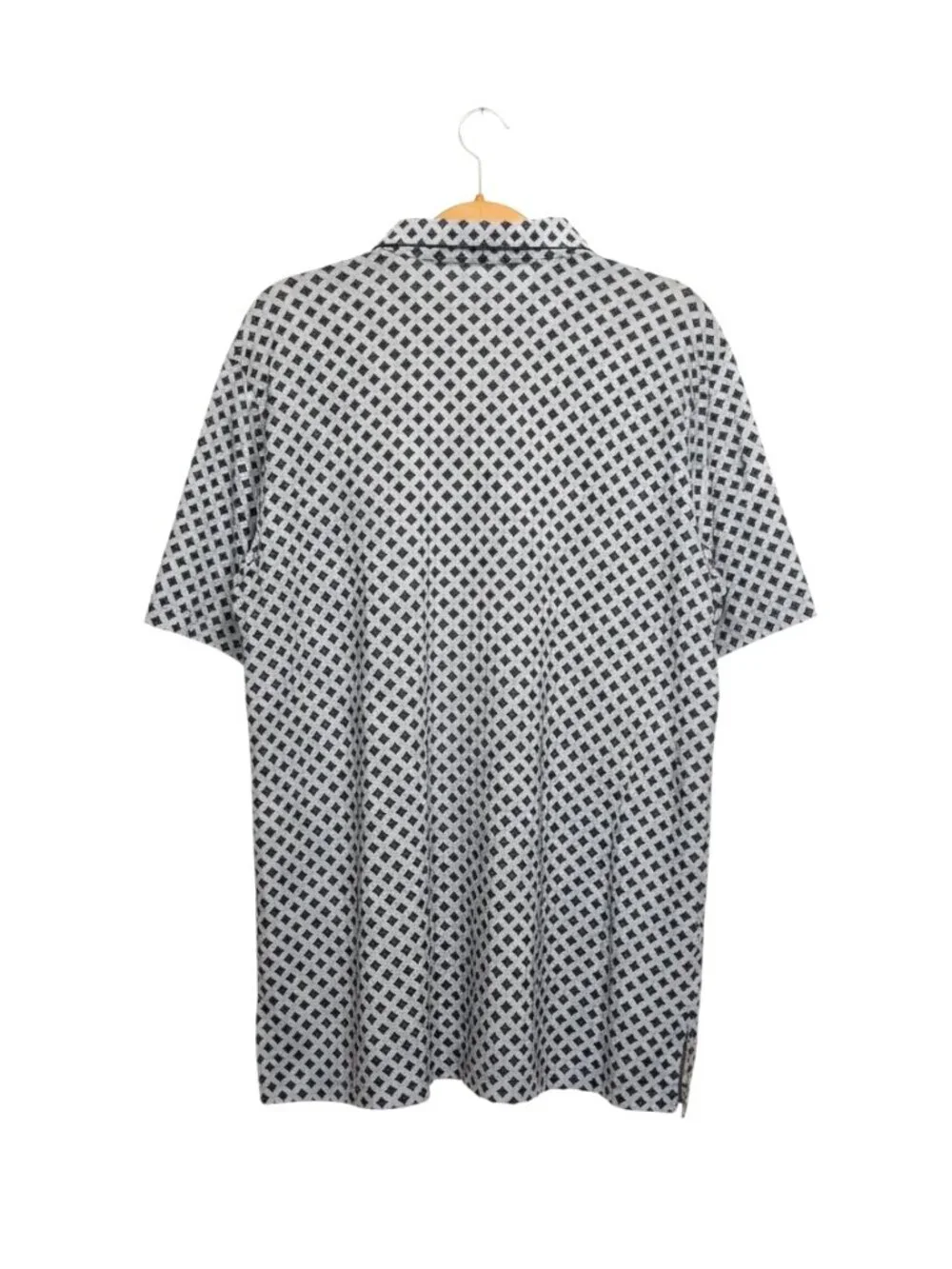 Polo Golf Ralph Lauren Mens Shirt Top Geometric Blue XL